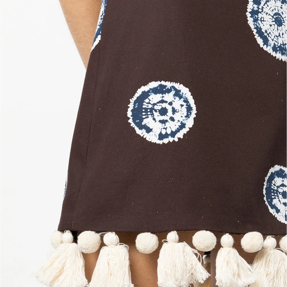 Alexis Brown and Blue Mini Dress - Picture 4 of 4